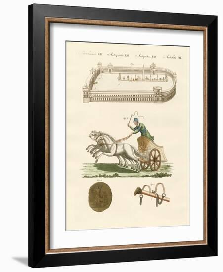 The Courses Form the Ancient Romans-null-Framed Giclee Print