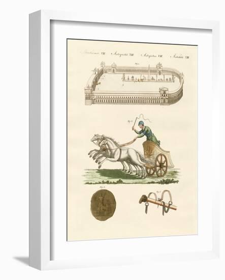 The Courses Form the Ancient Romans-null-Framed Giclee Print
