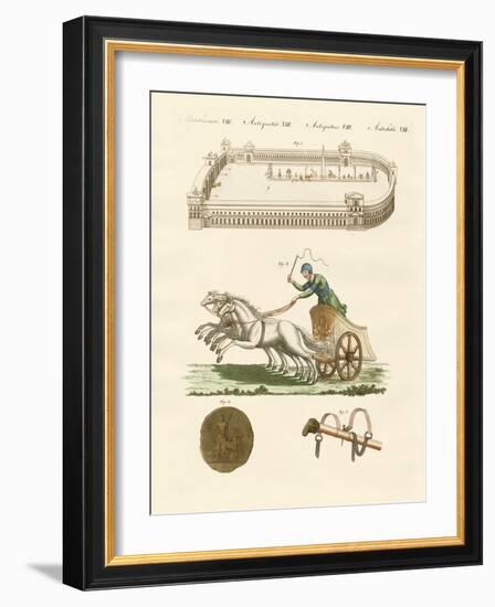 The Courses Form the Ancient Romans-null-Framed Giclee Print