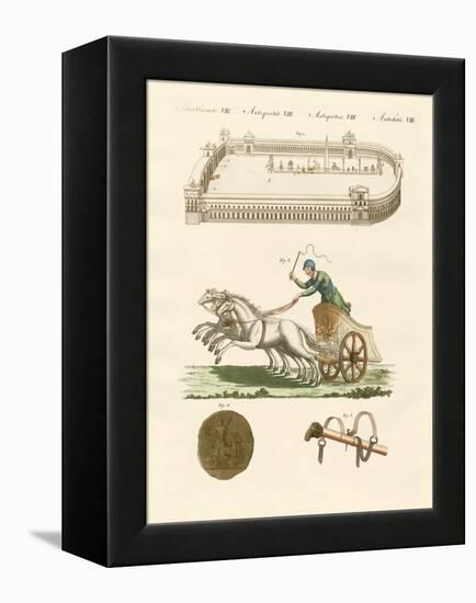 The Courses Form the Ancient Romans-null-Framed Premier Image Canvas