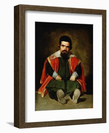 The Court Jester Don Sebastian De Morra, 1643-1644-Diego Velazquez-Framed Giclee Print