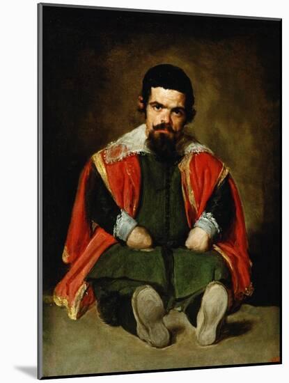 The Court Jester Don Sebastian De Morra, 1643-1644-Diego Velazquez-Mounted Giclee Print