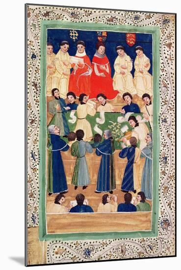 The Court of Chancery, C.1460-null-Mounted Giclee Print