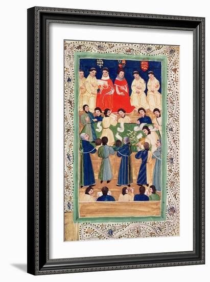 The Court of Chancery, C.1460-null-Framed Giclee Print