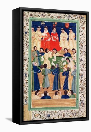 The Court of Chancery, C.1460-null-Framed Premier Image Canvas