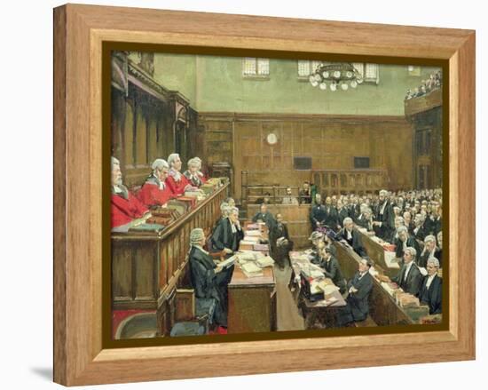 The Court of Criminal Appeal, London, 1916-Sir John Lavery-Framed Premier Image Canvas