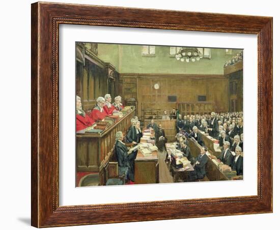 The Court of Criminal Appeal, London, 1916-Sir John Lavery-Framed Giclee Print