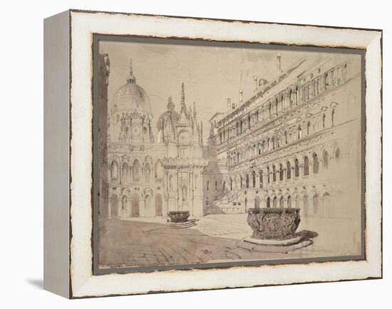 The Court of the Ducal Palace-John Ruskin-Framed Premier Image Canvas