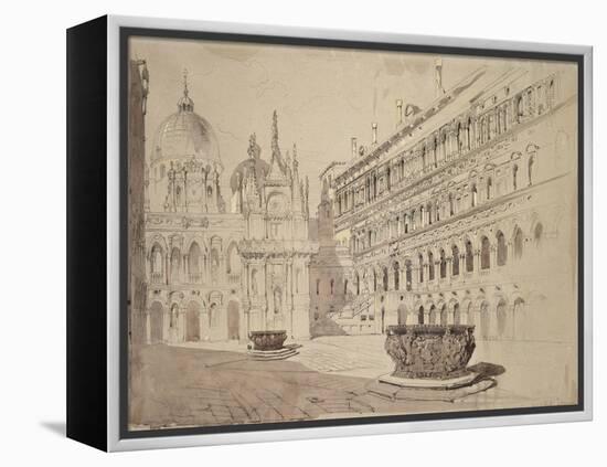 The Court of the Ducal Palace-John Ruskin-Framed Premier Image Canvas