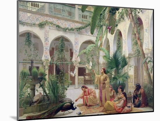 The Court of the Harem-Albert Girard-Mounted Giclee Print