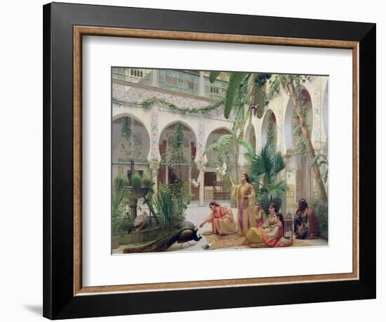 The Court of the Harem-Albert Girard-Framed Giclee Print