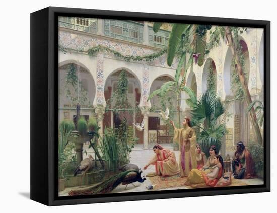 The Court of the Harem-Albert Girard-Framed Premier Image Canvas