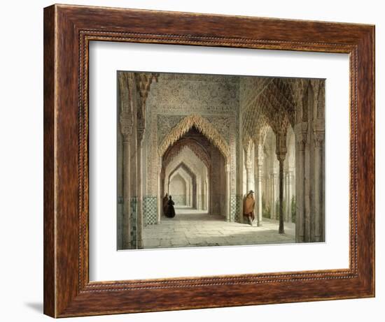The Court Room of the Alhambra, Granada, 1853-Leon Auguste Asselineau-Framed Giclee Print