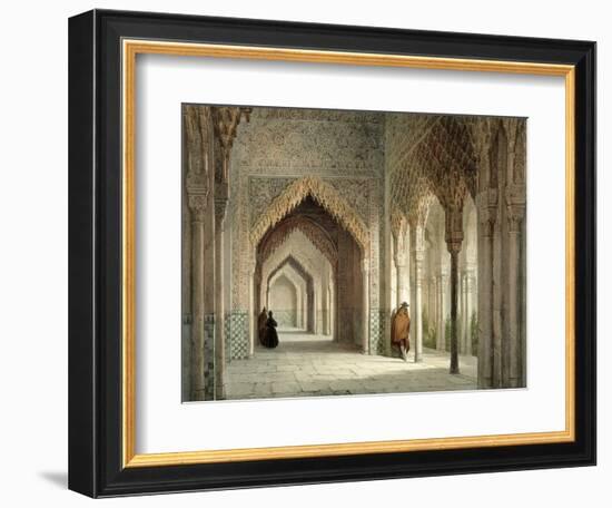 The Court Room of the Alhambra, Granada, 1853-Leon Auguste Asselineau-Framed Giclee Print