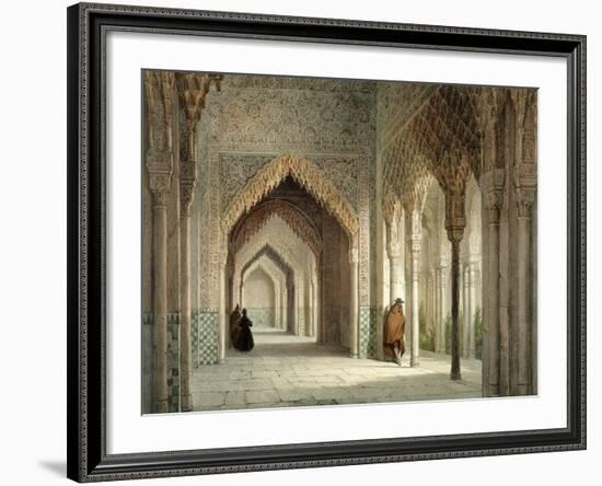 The Court Room of the Alhambra, Granada, 1853-Leon Auguste Asselineau-Framed Giclee Print