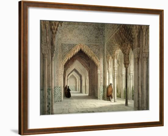 The Court Room of the Alhambra, Granada, 1853-Leon Auguste Asselineau-Framed Giclee Print