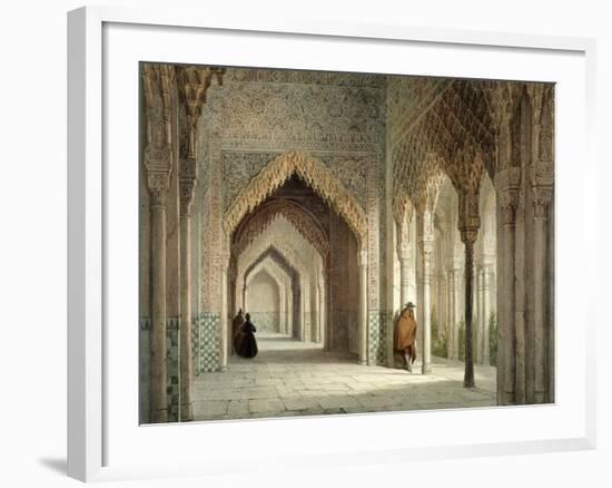 The Court Room of the Alhambra, Granada, 1853-Leon Auguste Asselineau-Framed Giclee Print