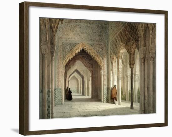 The Court Room of the Alhambra, Granada, 1853-Leon Auguste Asselineau-Framed Giclee Print