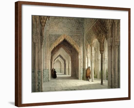 The Court Room of the Alhambra, Granada, 1853-Leon Auguste Asselineau-Framed Giclee Print