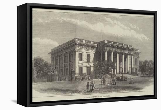 The Courthouse at Calcutta-null-Framed Premier Image Canvas