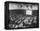 The Courtroom Crowded with Lawyers and Defendents During the Nuremberg Trial-Ed Clark-Framed Premier Image Canvas