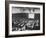 The Courtroom Crowded with Lawyers and Defendents During the Nuremberg Trial-Ed Clark-Framed Photographic Print