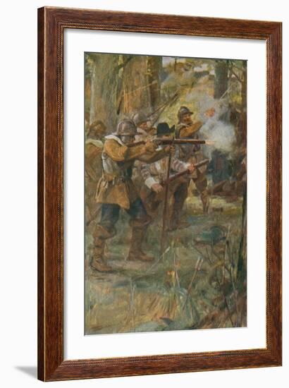 The Courtship of Miles Standish-Arthur A. Dixon-Framed Giclee Print