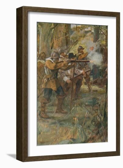 The Courtship of Miles Standish-Arthur A. Dixon-Framed Giclee Print