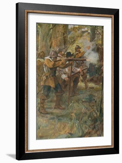 The Courtship of Miles Standish-Arthur A. Dixon-Framed Giclee Print