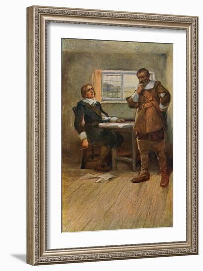 The Courtship of Miles Standish-Arthur A. Dixon-Framed Giclee Print