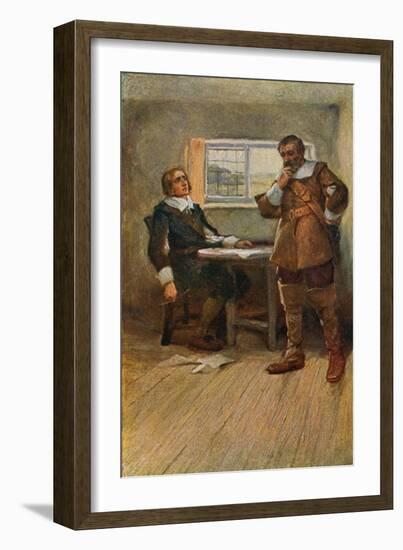 The Courtship of Miles Standish-Arthur A. Dixon-Framed Giclee Print