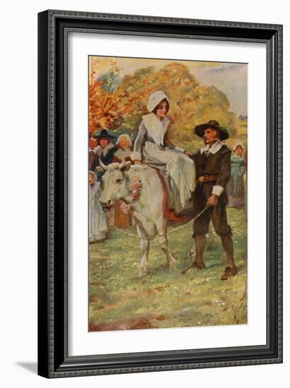 The Courtship of Miles Standish-Arthur A. Dixon-Framed Giclee Print