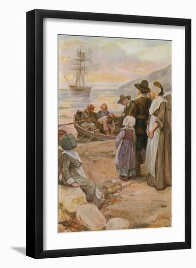 The Courtship of Miles Standish-Arthur A. Dixon-Framed Giclee Print