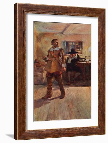 The Courtship of Miles Standish-Arthur A. Dixon-Framed Giclee Print