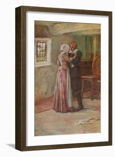 The Courtship of Miles Standish-Arthur A. Dixon-Framed Giclee Print