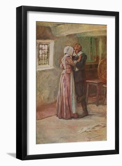 The Courtship of Miles Standish-Arthur A. Dixon-Framed Giclee Print