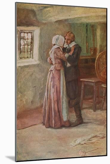 The Courtship of Miles Standish-Arthur A. Dixon-Mounted Giclee Print