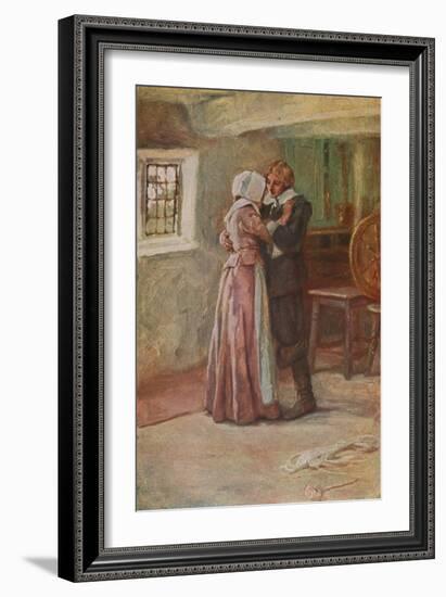 The Courtship of Miles Standish-Arthur A. Dixon-Framed Giclee Print