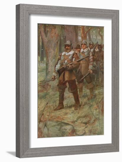 The Courtship of Miles Standish-Arthur A. Dixon-Framed Giclee Print