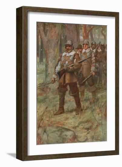 The Courtship of Miles Standish-Arthur A. Dixon-Framed Giclee Print