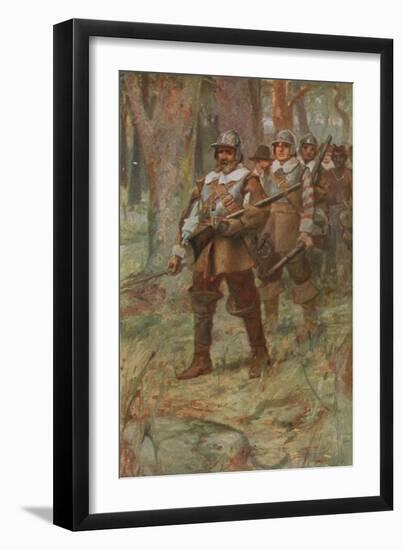 The Courtship of Miles Standish-Arthur A. Dixon-Framed Giclee Print