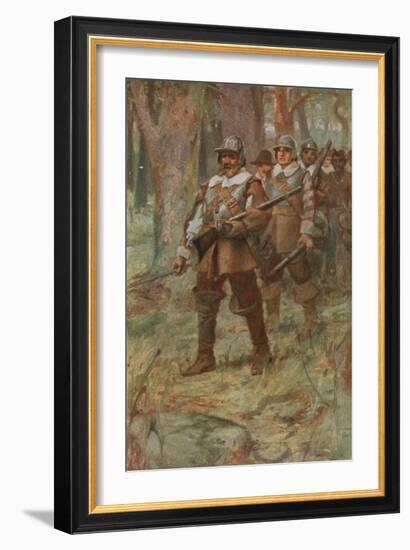 The Courtship of Miles Standish-Arthur A. Dixon-Framed Giclee Print