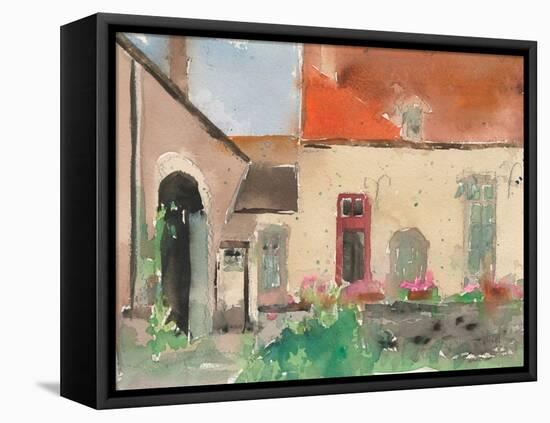 The Courtyard Moment I-Samuel Dixon-Framed Stretched Canvas
