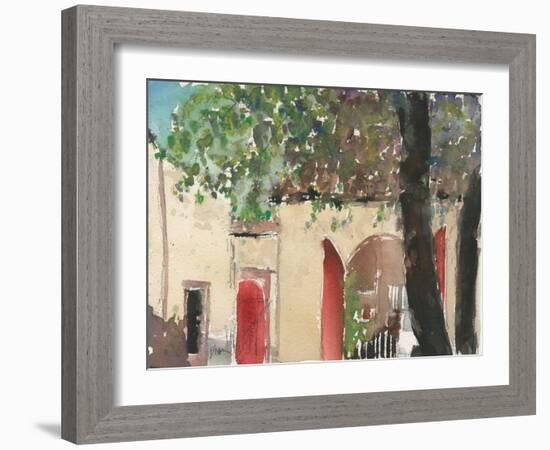 The Courtyard Moment II-Samuel Dixon-Framed Art Print