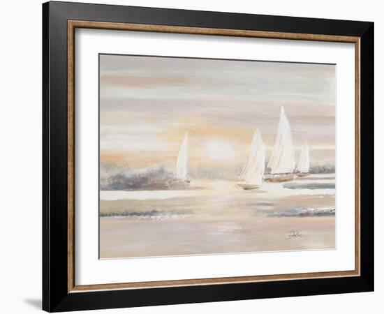 The Cove and Sailboats-Patricia Pinto-Framed Art Print