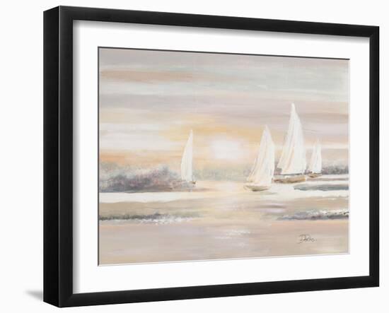 The Cove and Sailboats-Patricia Pinto-Framed Art Print