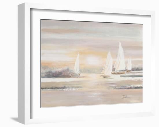 The Cove and Sailboats-Patricia Pinto-Framed Art Print