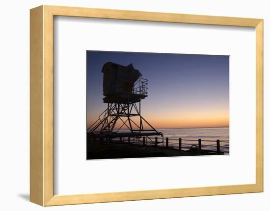 The Cove with lifeguard stand, La Jolla, San Diego, California, USA-Bill Bachmann-Framed Photographic Print