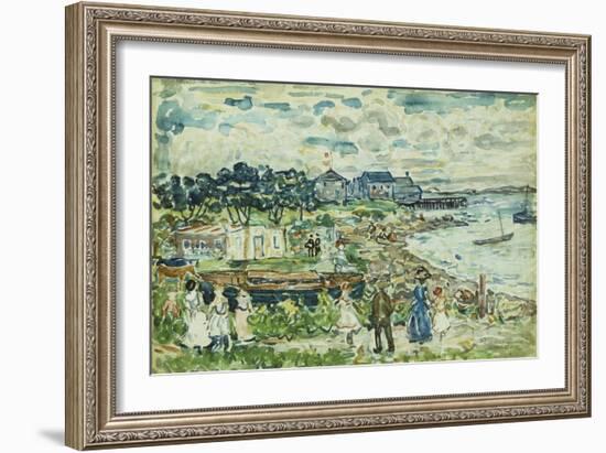 The Cove-Maurice Brazil Prendergast-Framed Giclee Print