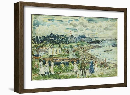 The Cove-Maurice Brazil Prendergast-Framed Giclee Print